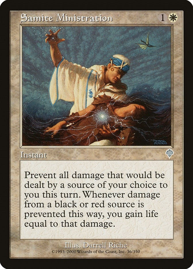 Image for Samite Ministration (36) (Invasion) - Magic: The Gathering