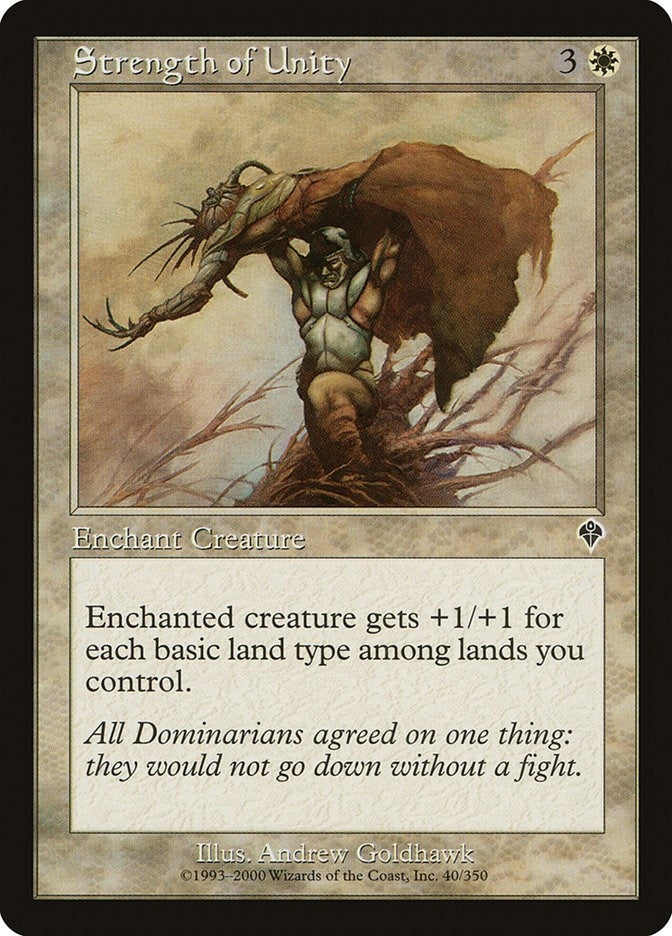 Image for Strength of Unity (40) (Invasion) - Magic: The Gathering