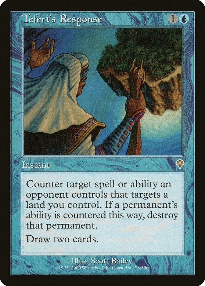 Image for Teferi's Response (78) (Invasion) - Magic: The Gathering