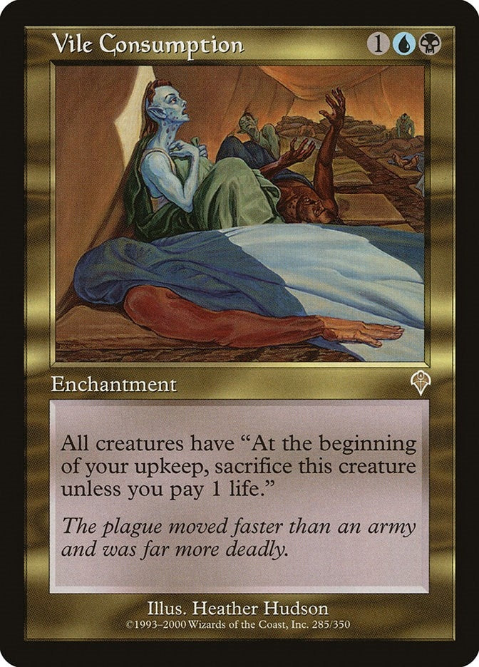 Image for Vile Consumption (285) (Invasion) - Magic: The Gathering