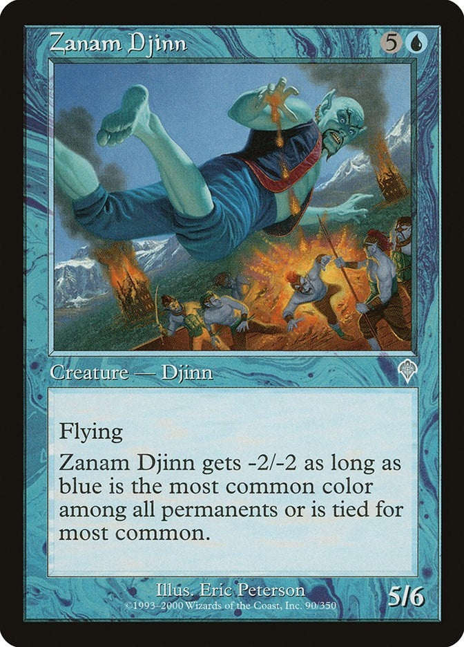 Image for Zanam Djinn (90) (Invasion) - Magic: The Gathering