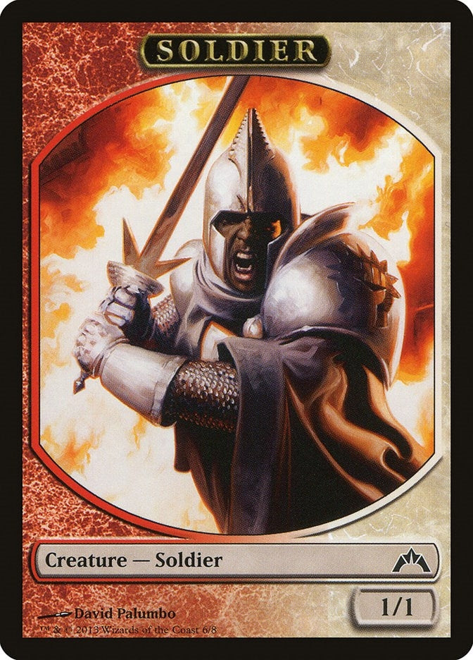 Image for Soldier Token (6) (Gatecrash) - Magic: The Gathering