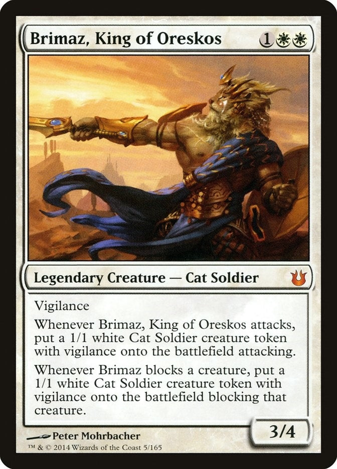 Image for Brimaz, King of Oreskos (5) (Born of the Gods) - Magic: The Gathering