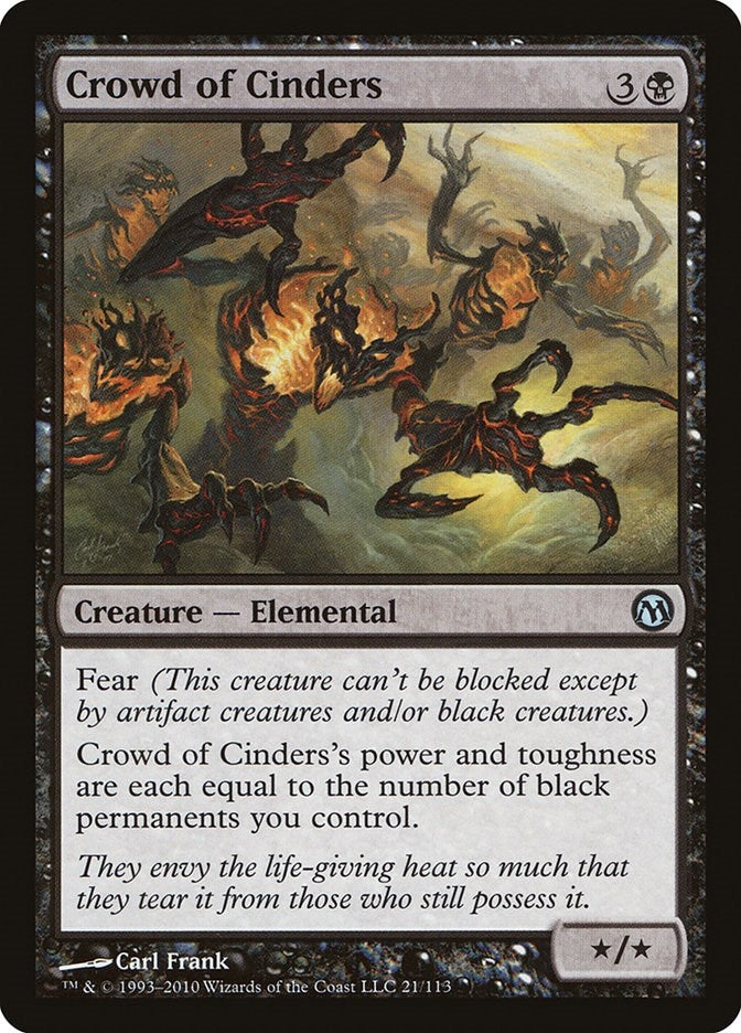 Image for Crowd of Cinders (21) (Duels of the Planeswalkers) - Magic: The Gathering