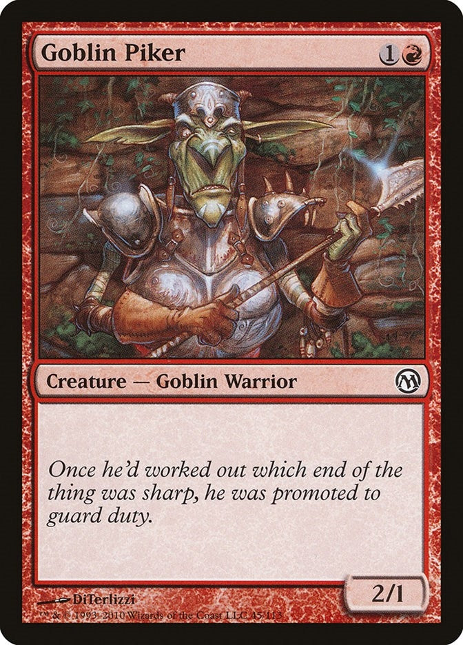 Image for Goblin Piker (45) (Duels of the Planeswalkers) - Magic: The Gathering