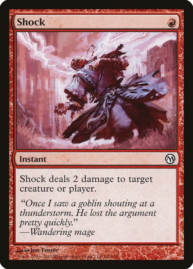 Image for Shock (54) (Duels of the Planeswalkers) - Magic: The Gathering
