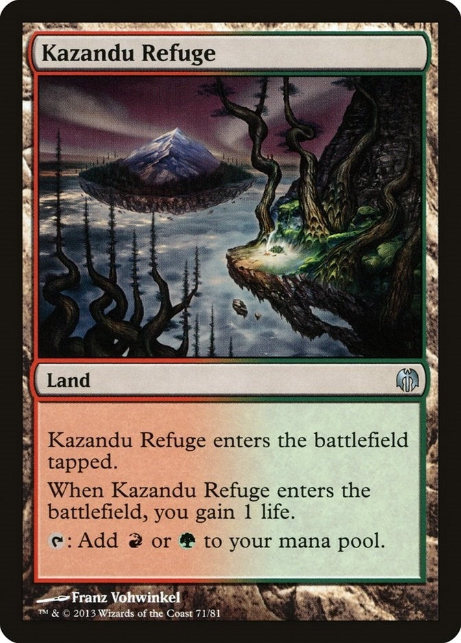 Image for Kazandu Refuge (71) (Duel Decks: Heroes vs. Monsters) - Magic: The Gathering