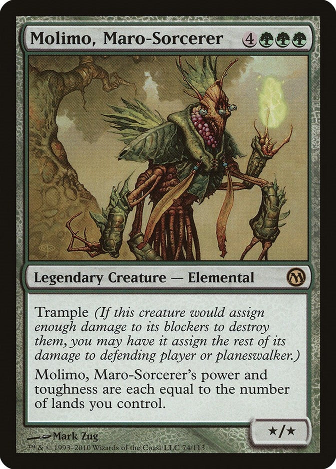 Image for Molimo, Maro-Sorcerer (74) (Duels of the Planeswalkers) - Magic: The Gathering