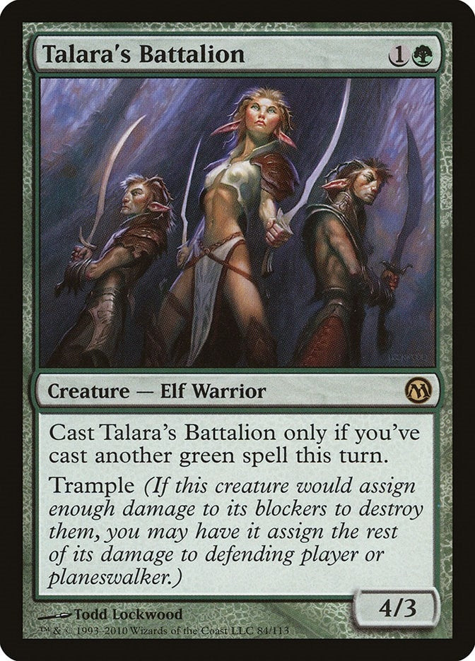 Image for Talara's Battalion (84) (Duels of the Planeswalkers) - Magic: The Gathering
