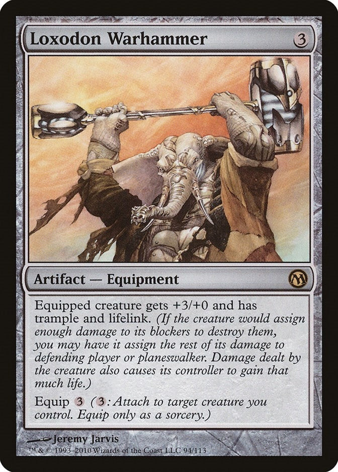 Image for Loxodon Warhammer (94) (Duels of the Planeswalkers) - Magic: The Gathering