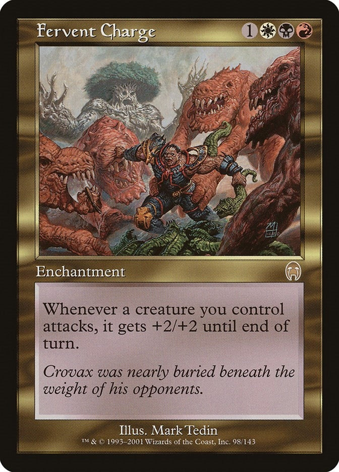 Image for Fervent Charge (98) (Apocalypse) - Magic: The Gathering