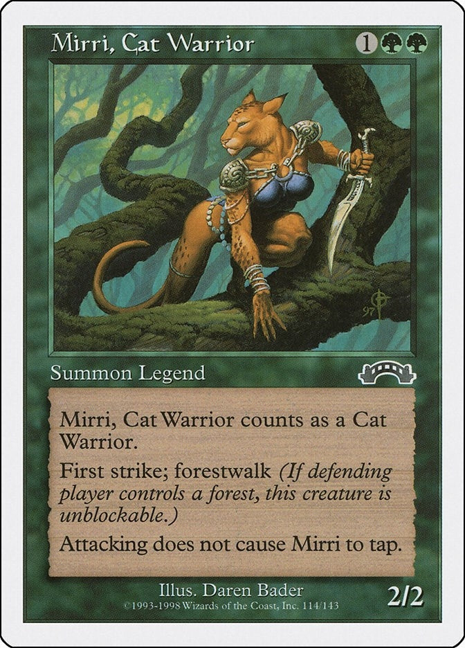Image for Mirri, Cat Warrior (114) (Anthologies) - Magic: The Gathering