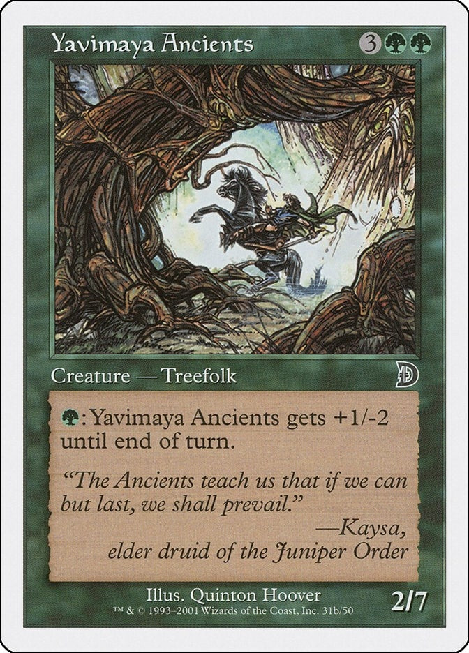 Image for Yavimaya Ancients (31b) (31b) (Deckmasters Garfield vs Finkel) - Magic: The Gathering