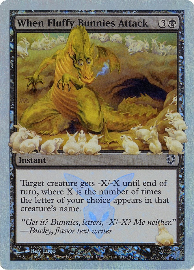 Image for When Fluffy Bunnies Attack (Alternate Foil) (67) (Unhinged) - Magic: The Gathering