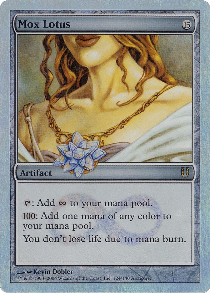 Image for Mox Lotus (Alternate Foil) (124) (Unhinged) - Magic: The Gathering