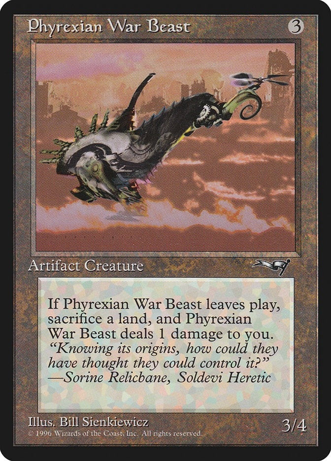 Image for Phyrexian War Beast (Facing Right) (170) (Alliances) - Magic: The Gathering