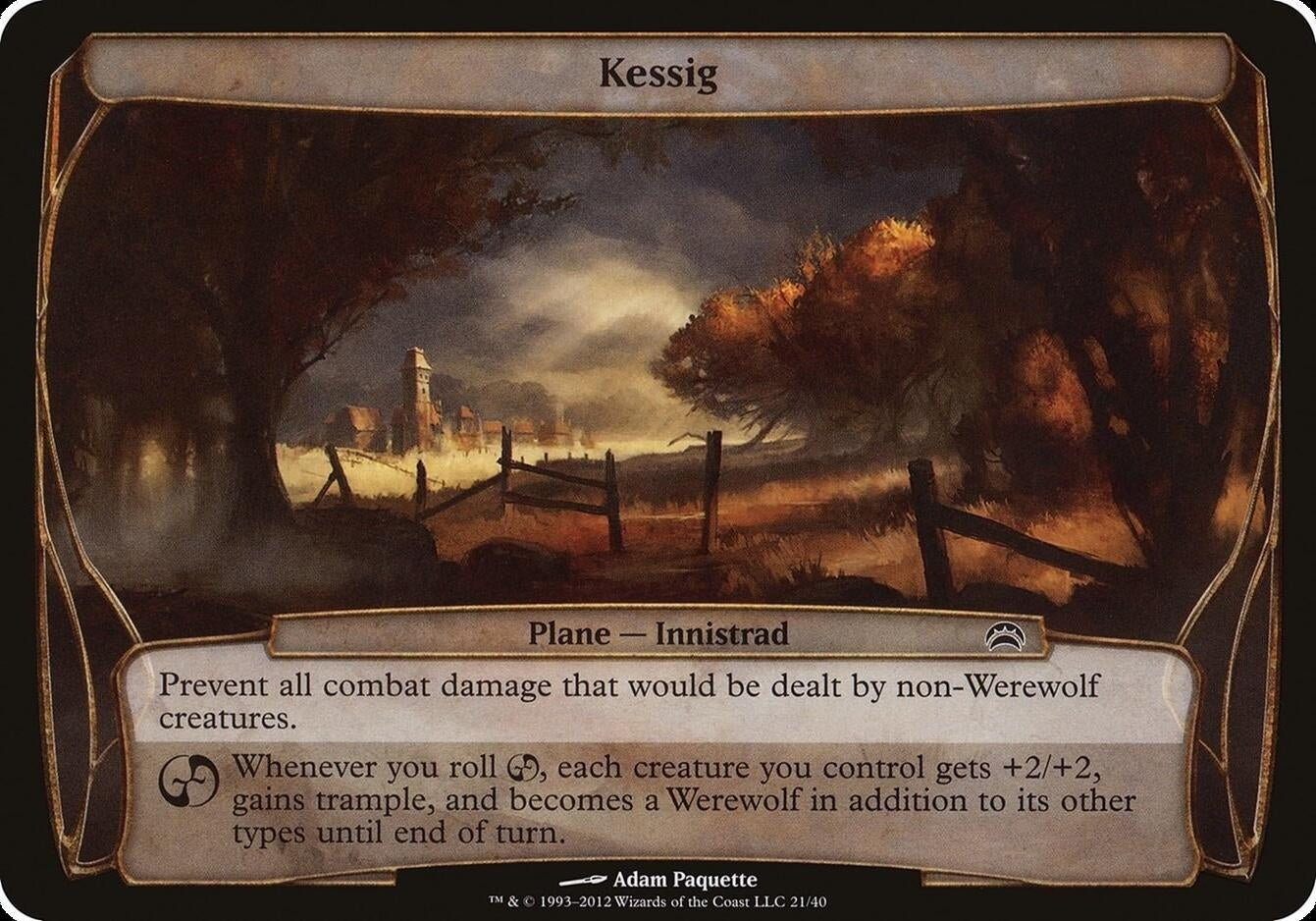 Image for Kessig (Planechase 2012) (21) (Oversize Cards) - Magic: The Gathering