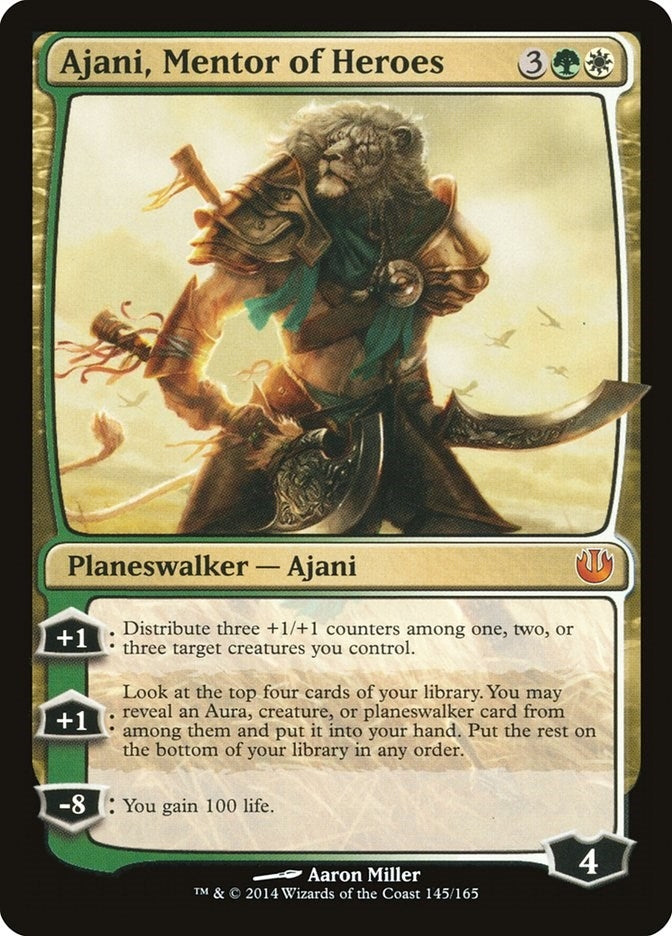 Image for Ajani, Mentor of Heroes (145) (Journey Into Nyx) - Magic: The Gathering