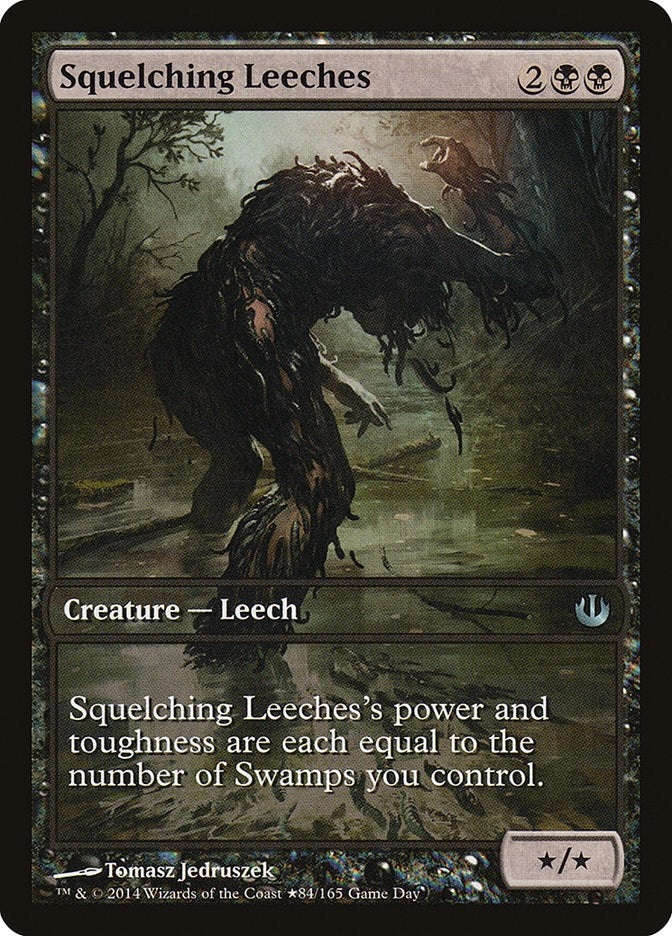 Image for Squelching Leeches (84) (Game Day & Store Championship Promos) - Magic: The Gathering
