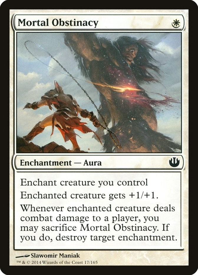 Image for Mortal Obstinacy (17) (Journey Into Nyx) - Magic: The Gathering