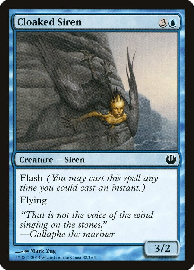 Image for Cloaked Siren (32) (Journey Into Nyx) - Magic: The Gathering