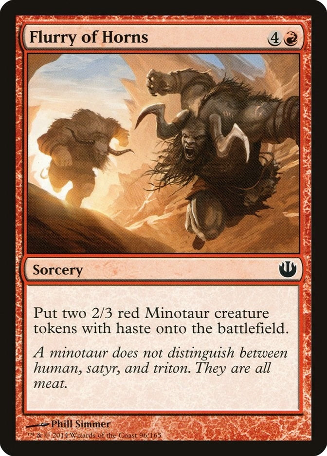 Image for Flurry of Horns (96) (Journey Into Nyx) - Magic: The Gathering