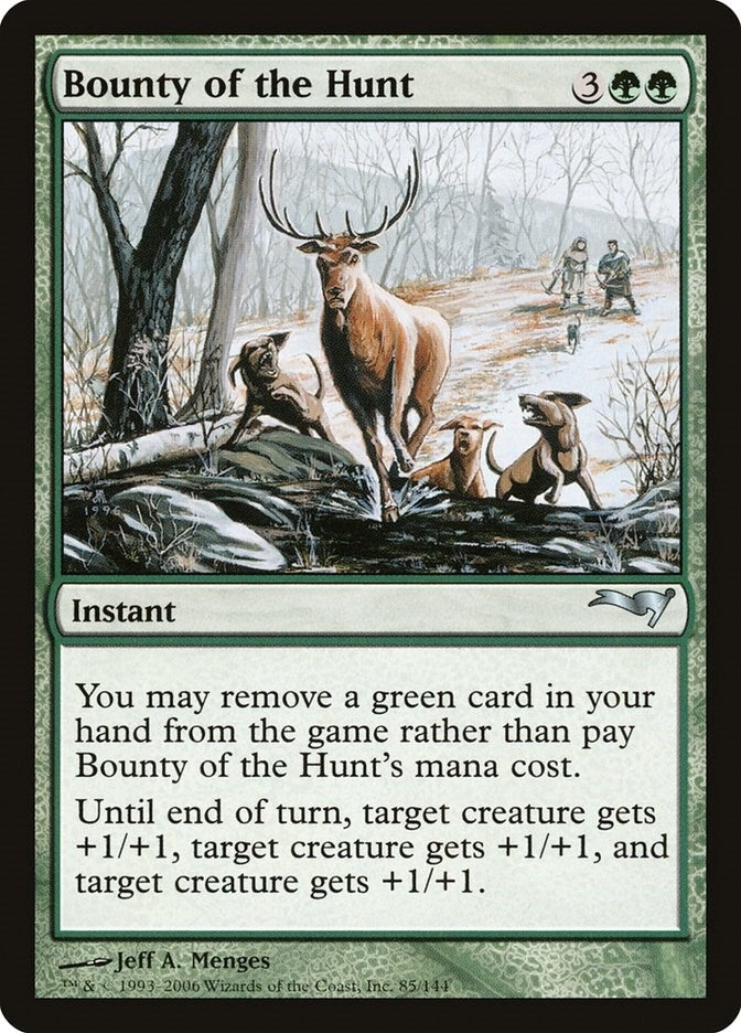 Image for Bounty of the Hunt (85) (Coldsnap Theme Deck Reprints) - Magic: The Gathering
