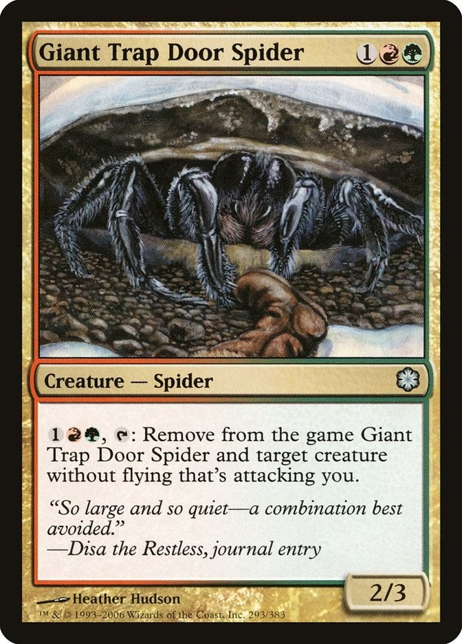 Image for Giant Trap Door Spider (293) (Coldsnap Theme Deck Reprints) - Magic: The Gathering