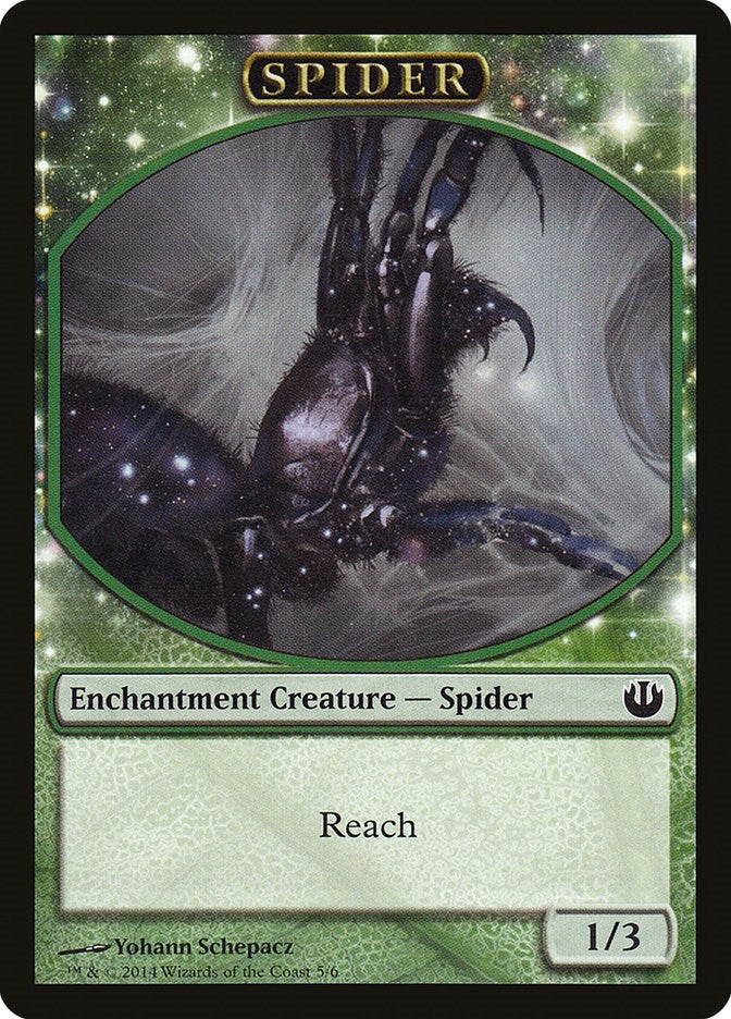 Image for Spider Token (5) (Journey Into Nyx) - Magic: The Gathering