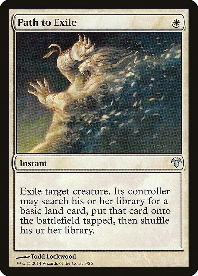 Image for Path to Exile (3) (Magic Modern Event Deck) - Magic: The Gathering