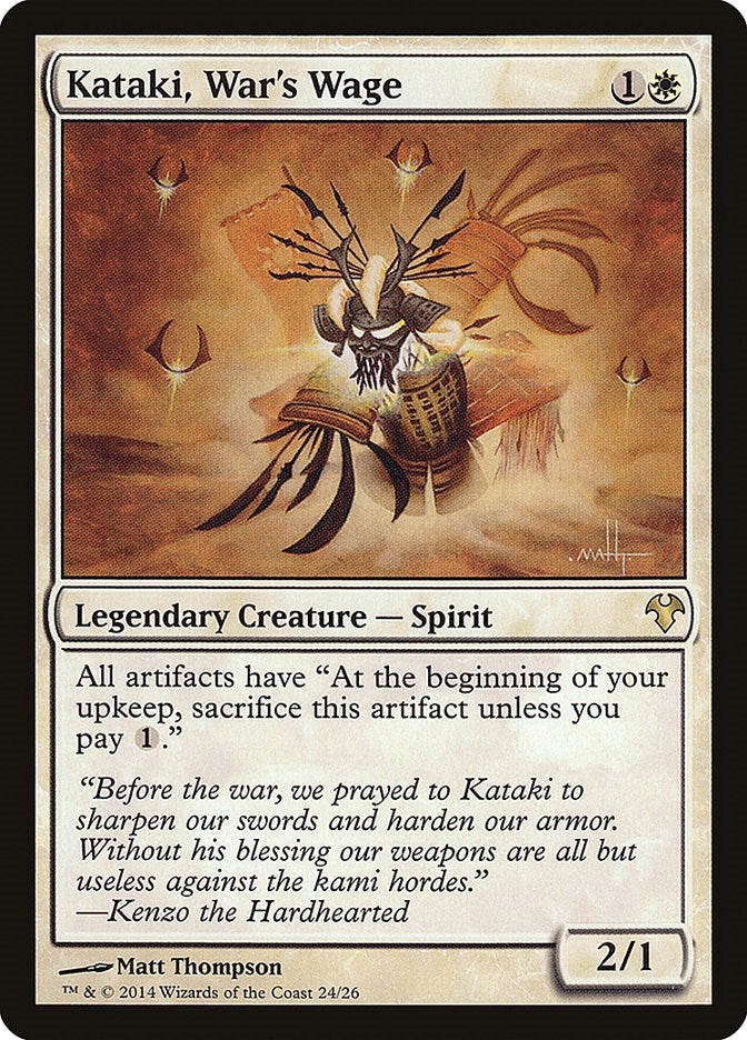 Image for Kataki, War's Wage (24) (Magic Modern Event Deck) - Magic: The Gathering
