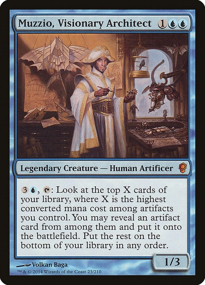 Image for Muzzio, Visionary Architect (23) (Conspiracy) - Magic: The Gathering