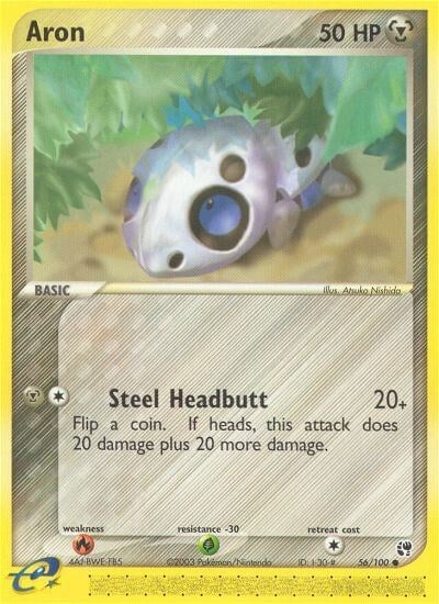 Image for Aron (56/100) (Sandstorm) - Pokemon