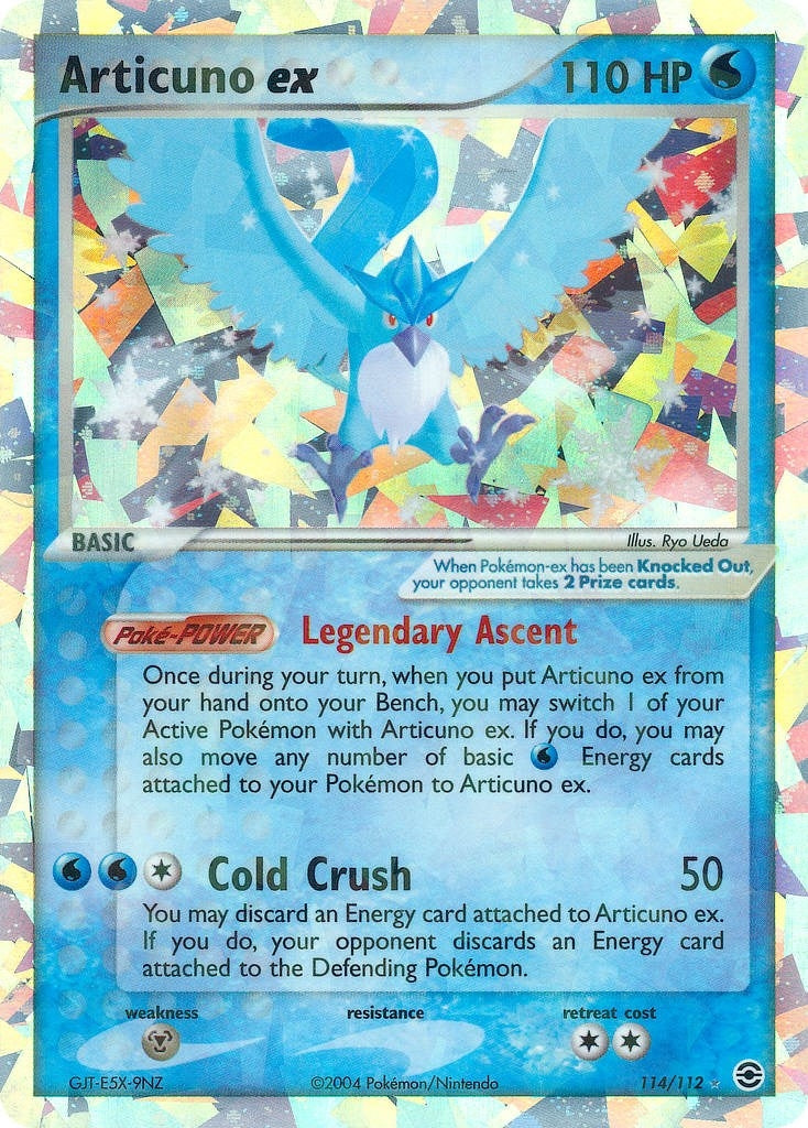 Image for Articuno ex (114/112) (FireRed & LeafGreen) - Pokemon