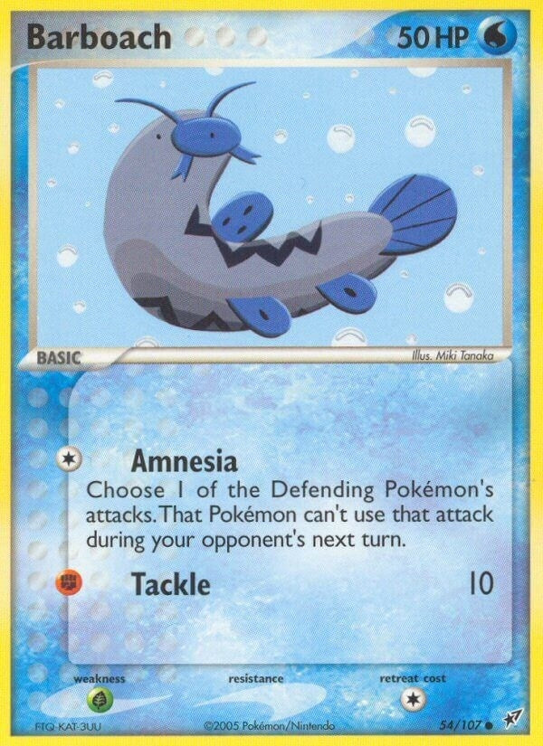 Image for Barboach (54/107) (Deoxys) - Pokemon