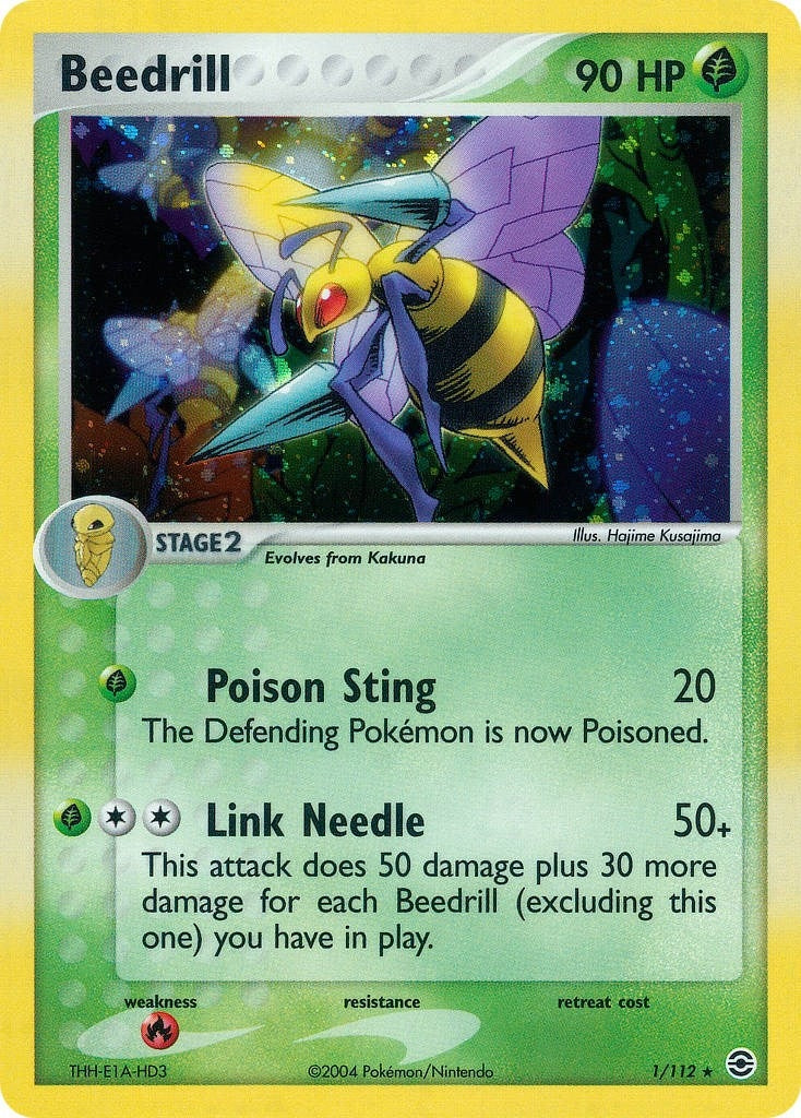 Image for Beedrill (1/112) (FireRed & LeafGreen) - Pokemon