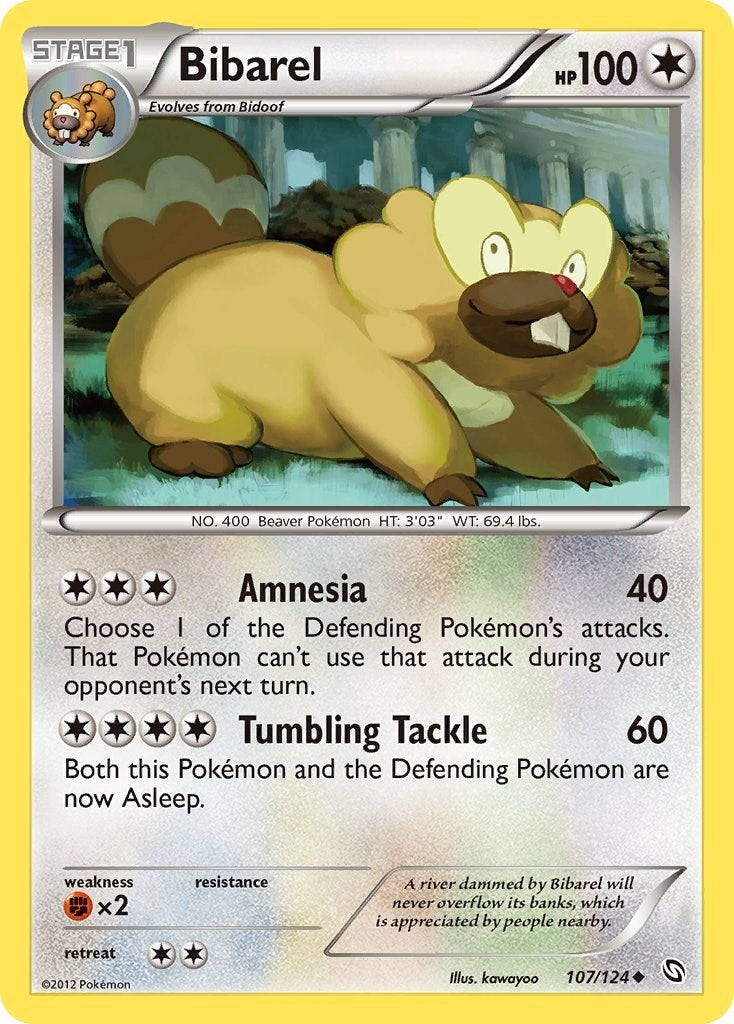 Image for Bibarel (107/124) (Dragons Exalted) - Pokemon