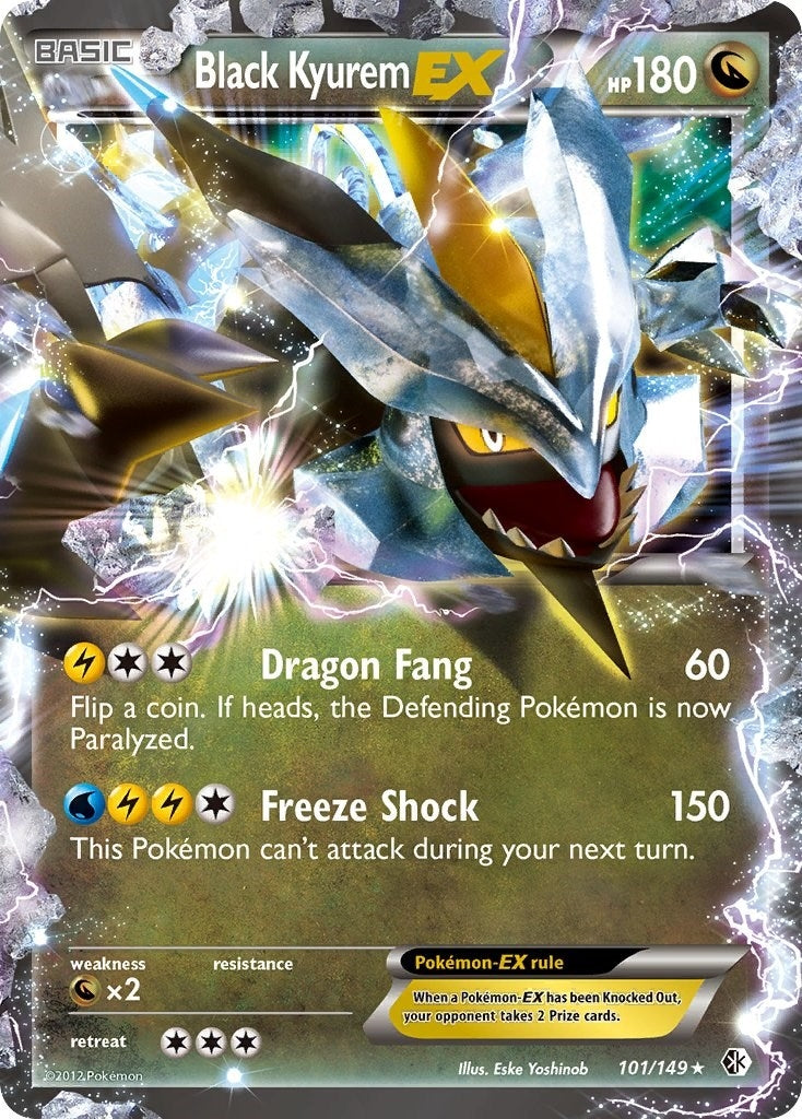 Image for Black Kyurem EX (101/149) (Boundaries Crossed) - Pokemon