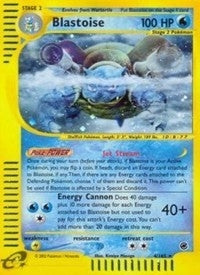 Image for Blastoise (4) (004/165) (Expedition) - Pokemon