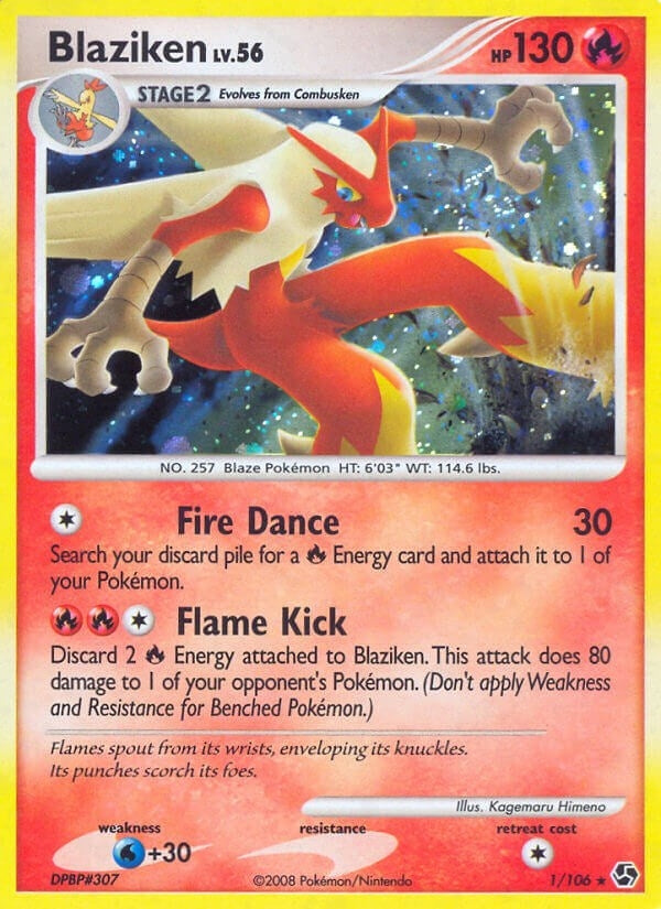 Image for Blaziken (1/106) (Great Encounters) - Pokemon