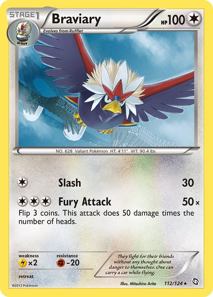Image for Braviary (112/124) (Dragons Exalted) - Pokemon