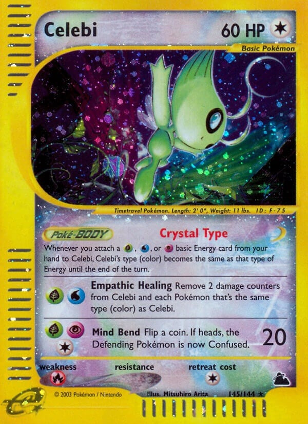 Image for Celebi (145/144) (Skyridge) - Pokemon