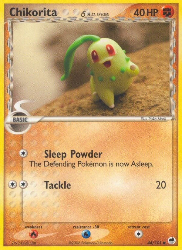Image for Chikorita (Delta Species) (44/101) (Dragon Frontiers) - Pokemon