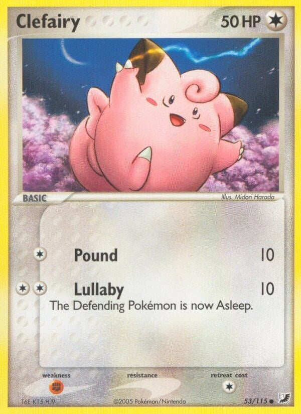 Image for Clefairy (53/115) (Unseen Forces) - Pokemon