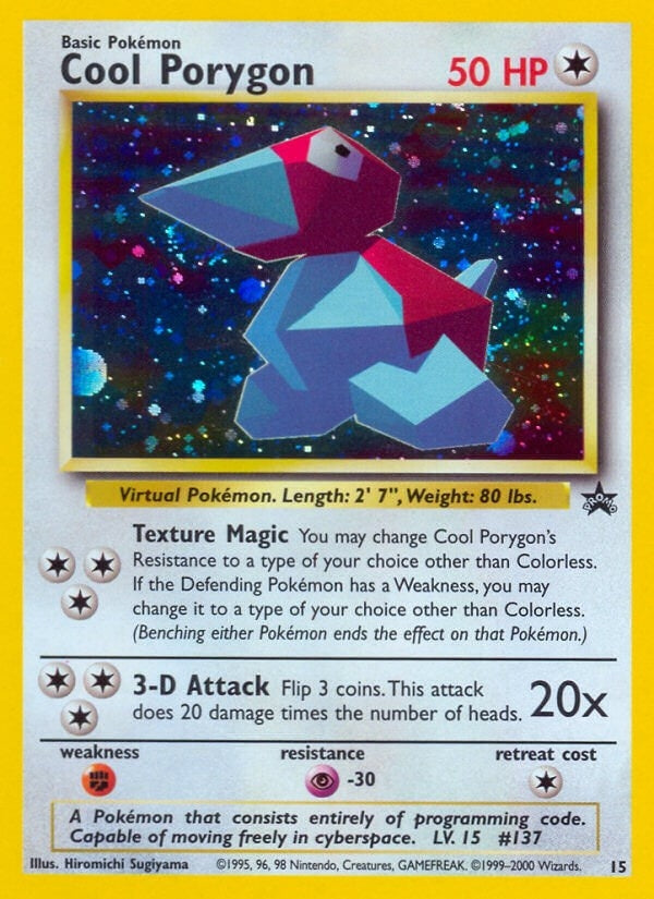 Image for Cool Porygon (15/53) (WoTC Promo) - Pokemon