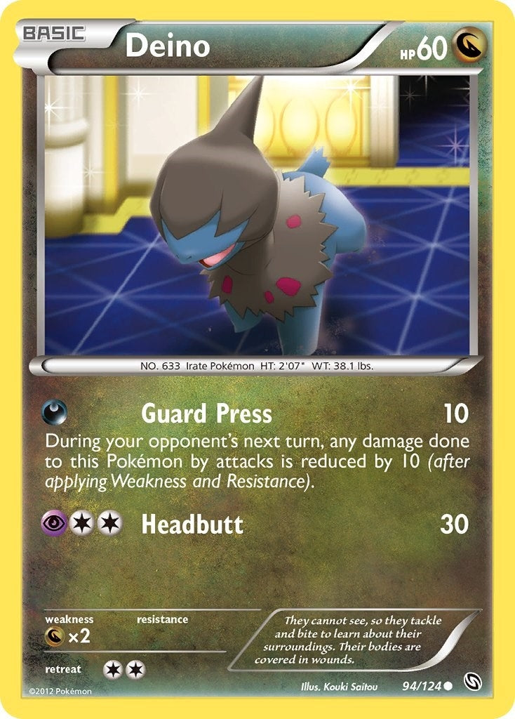 Image for Deino (94) (94/124) (Dragons Exalted) - Pokemon