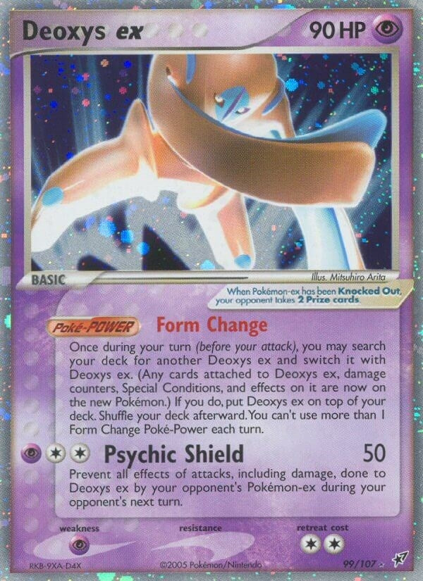 Image for Deoxys ex (Defense Forme) (99/107) (Deoxys) - Pokemon