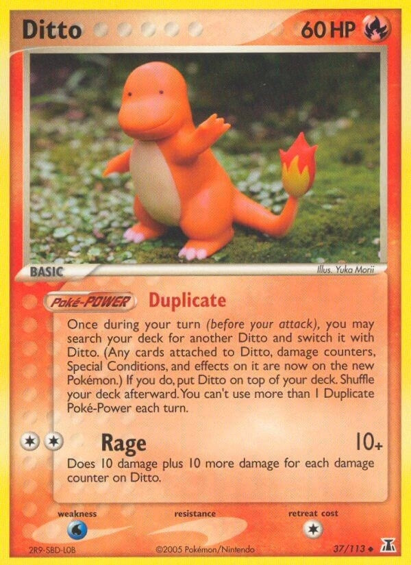 Image for Ditto - 037/113 (Charmander) (37/113) (Delta Species) - Pokemon