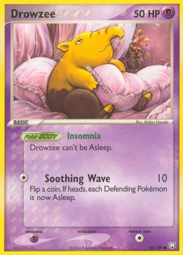 Image for Drowzee (54/109) (Team Rocket Returns) - Pokemon