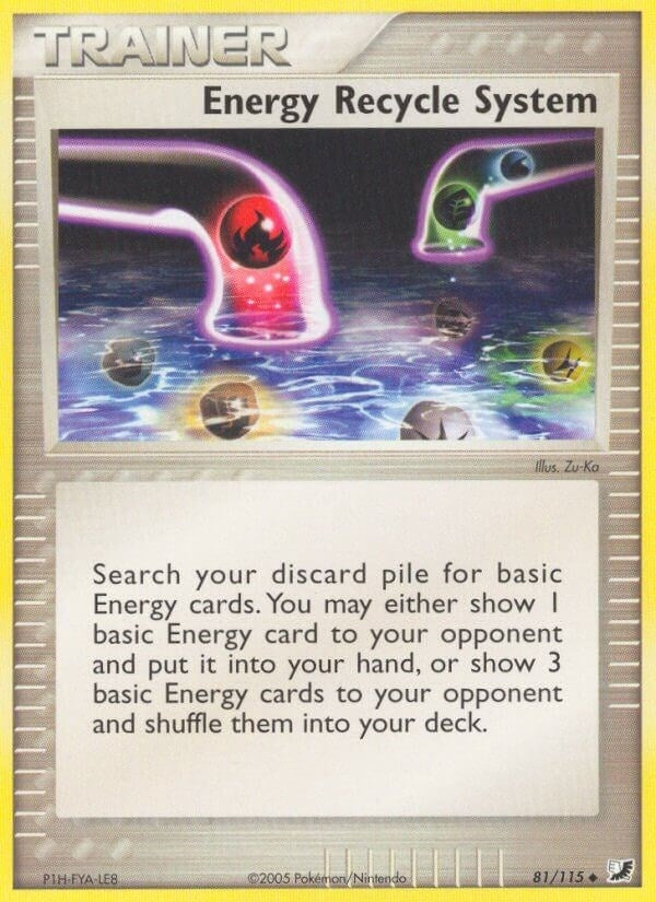 Image for Energy Recycle System (81/115) (Unseen Forces) - Pokemon